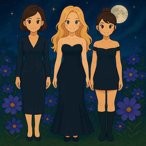 Para Ellas - Elegant black dresses